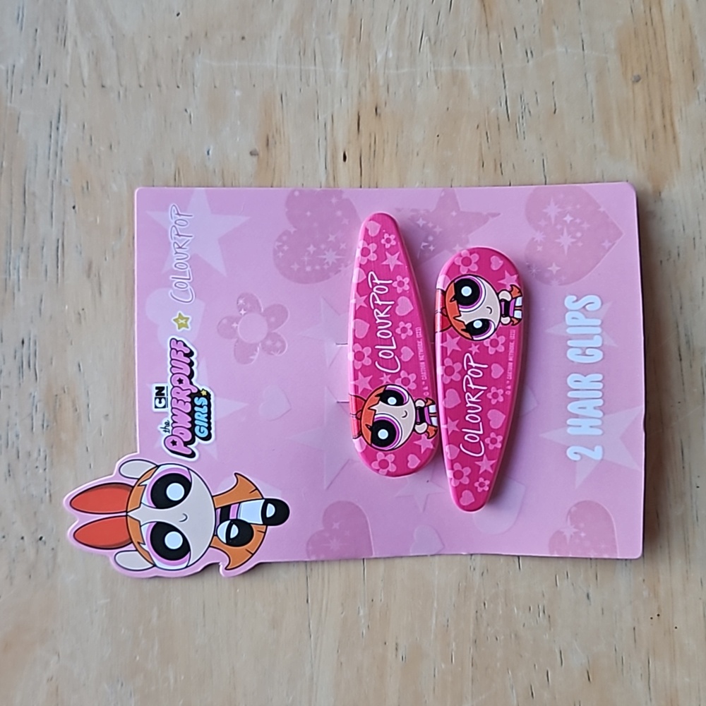POWERPUFF GIRLS BLOSSOM 2 HAIR CLIPS - Picture 8 of 8